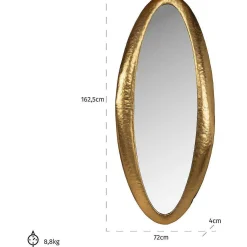 Richmond Interiors Wandspiegel Belia Gold><noscript><img width=
