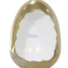 mutoni vintage Windlicht Egg Gold-Weiss 28> Windlichter & Teelichthalter