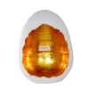 mutoni vintage Windlicht Egg Weiss-Gold 27> Windlichter & Teelichthalter