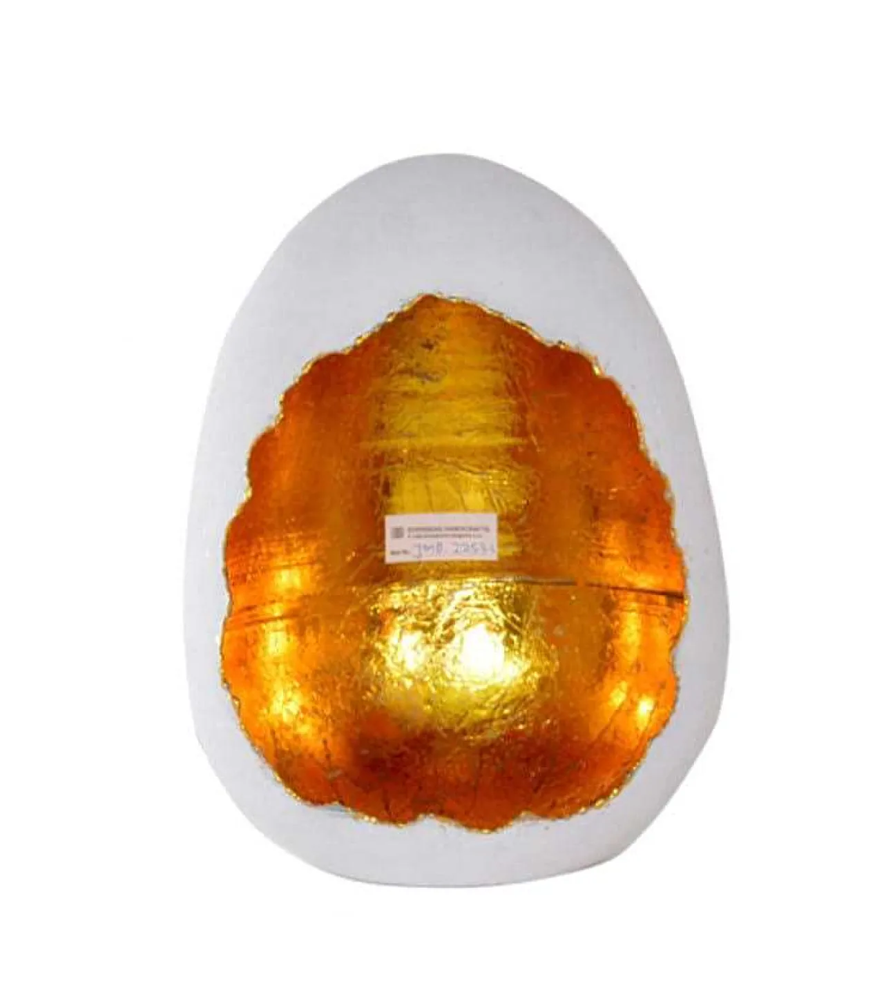 mutoni vintage Windlicht Egg Weiss-Gold 27> Windlichter & Teelichthalter