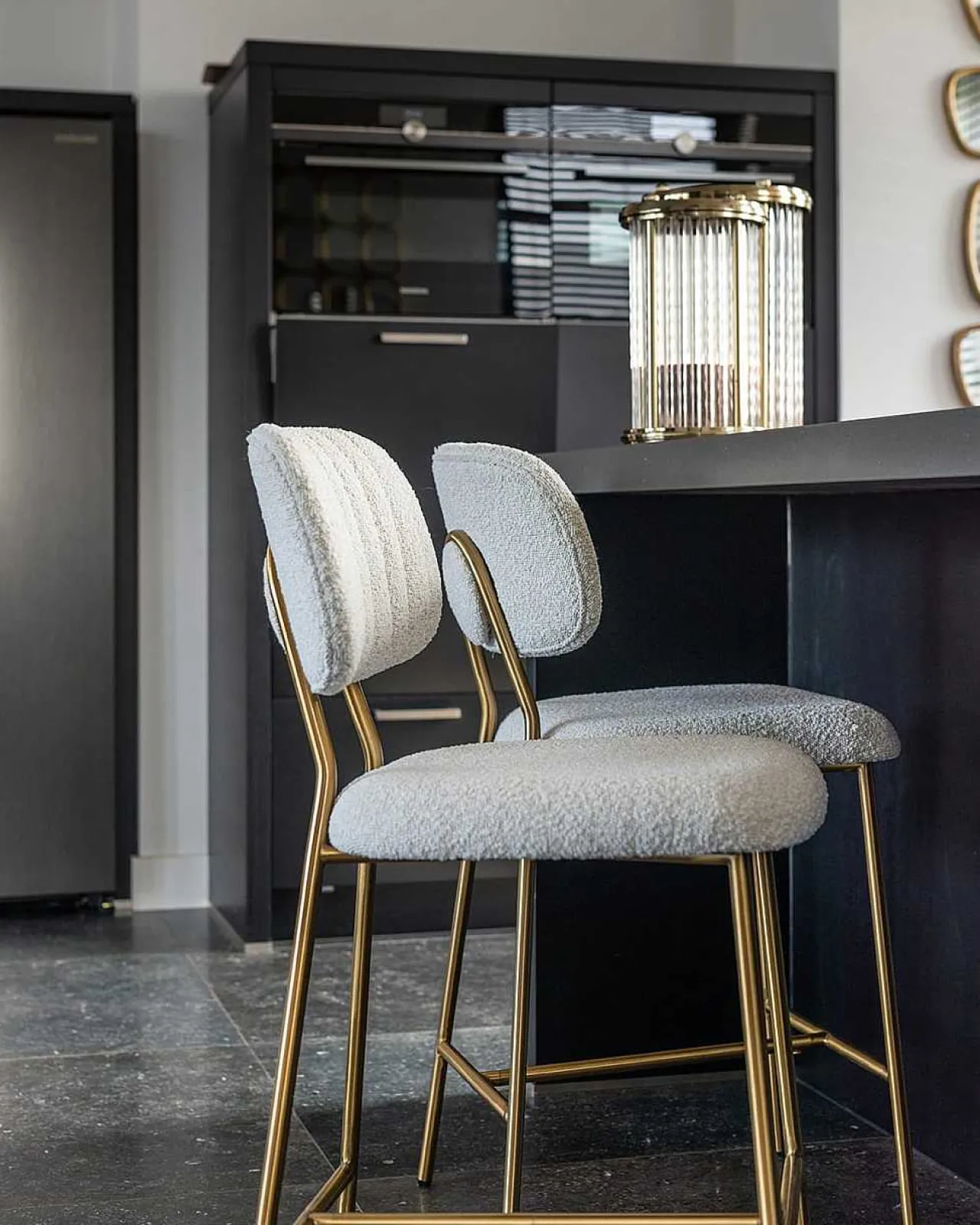 Richmond Interiors Windlicht Elwyn Gold 40> Windlichter & Teelichthalter