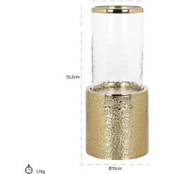 Richmond Interiors Windlicht Marlou Gold 36><noscript><img width=