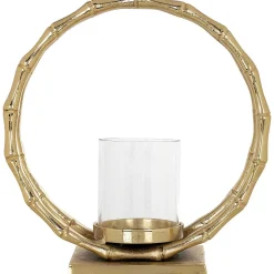 Richmond Interiors Windlicht Merlyn Gold 31> Windlichter & Teelichthalter