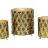 mutoni vintage Windlicht Mosaik Gold 26> Windlichter & Teelichthalter