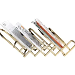KARE Design Zeitungsständer Flex Gold><noscript><img width=